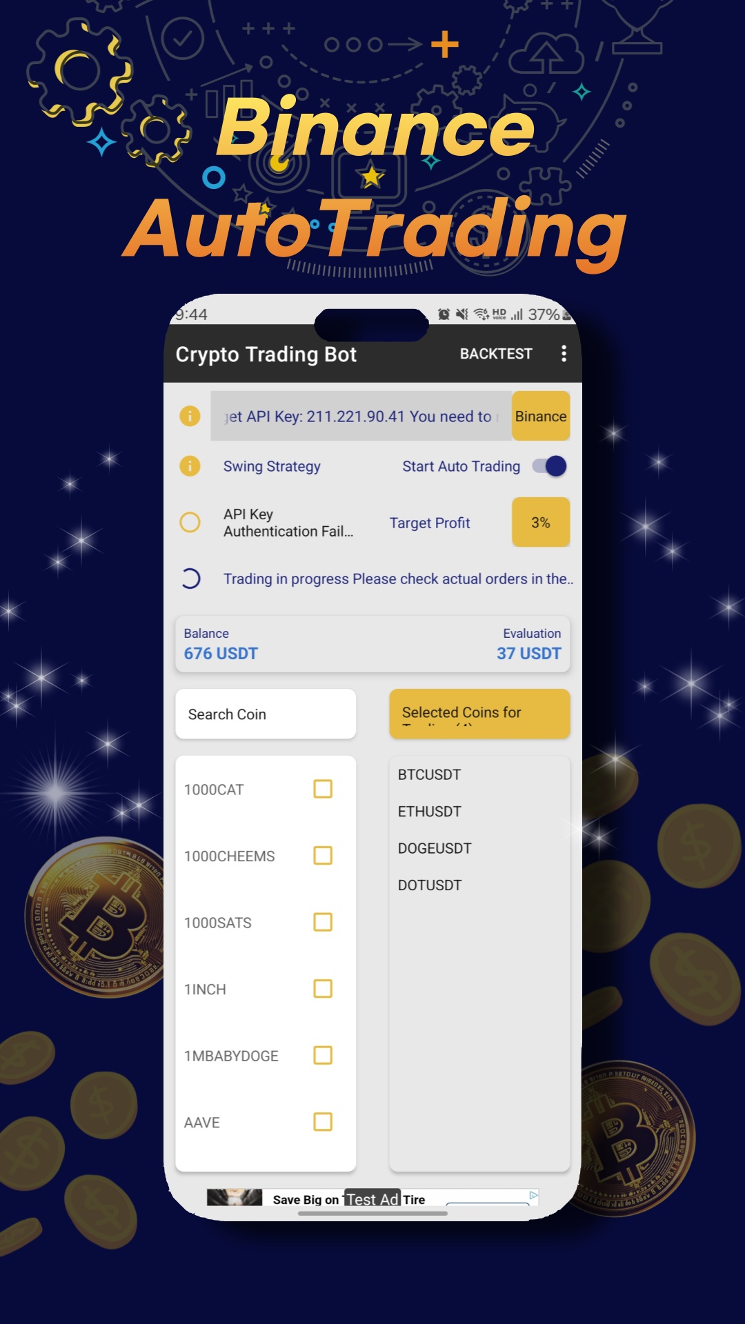 CryptoTradingBot 스크린샷 5